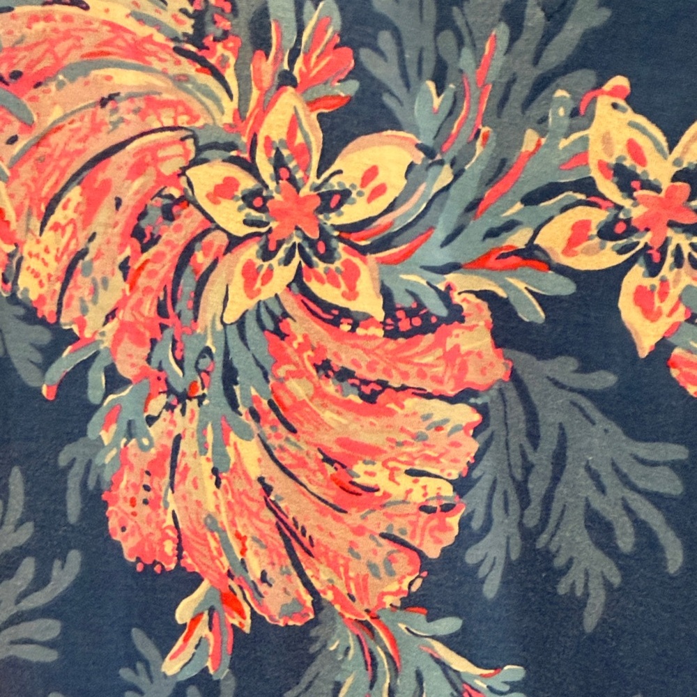 Lilly Pulitzer Blue and Pink Floral Dress - Picture 3 of 3